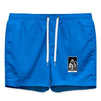 Eurasier | Décès | Tarot - Short de bain - cobalt blue - Devant - AI Model Male 185 light (185cm)