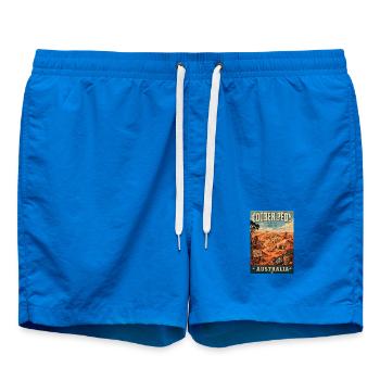 Entdecken Sie Outback von Coober Pedy in Australien - Badeshorts - Cobalt blue - Vorne - AI Model Male 185 light (185cm)