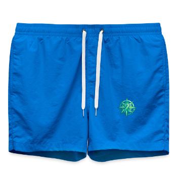BTSC | Mental Awareness Star - Badeshorts - Cobalt blue - Vorne - AI Model Male 185 light (185cm)