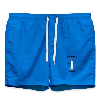 Golf von Odessa Schwarzes Meer Leuchtturm Woronzow - Badeshorts - Cobalt blue - Vorne - AI Model Male 185 light (185cm)