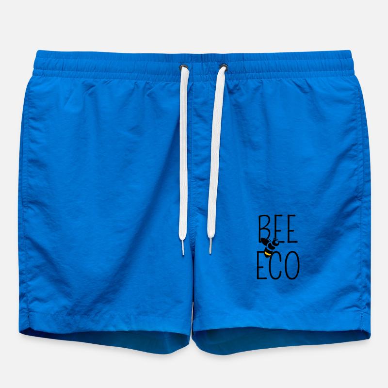Bee Committed to Organic Transition - Swim Trunks - cobalt blue