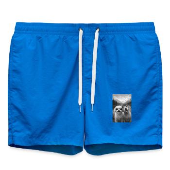 Amitié Paw de Mountain Lake - Short de bain - cobalt blue - Devant - AI Model Male 185 light (185cm)