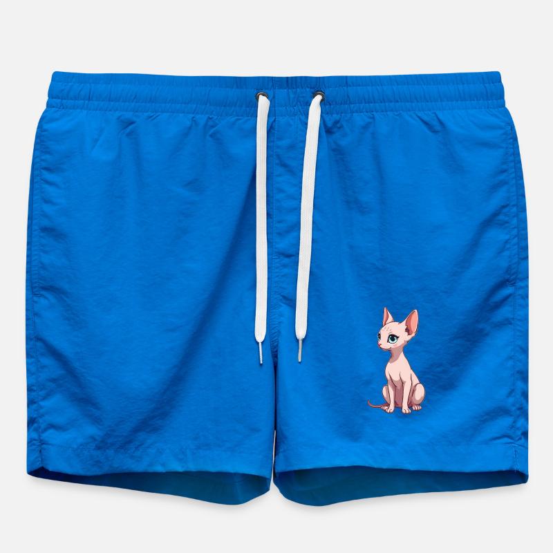 Chat Sphynx - Short de bain - cobalt blue