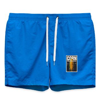 Mais: Das saisonale Symbol - Badeshorts - Cobalt blue - Vorne - AI Model Male 185 light (185cm)