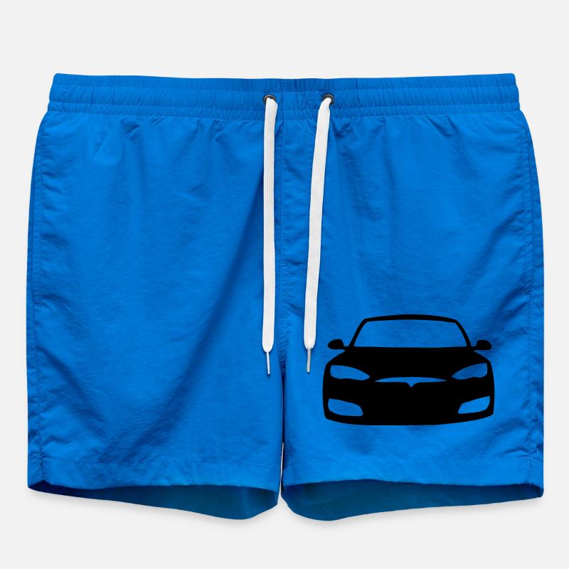 Model S icon - Swim Trunks - cobalt blue