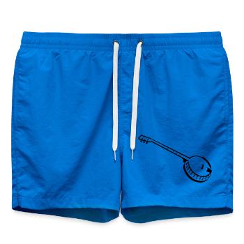 banjo musik musiker - Badeshorts - Cobalt blue - Vorne