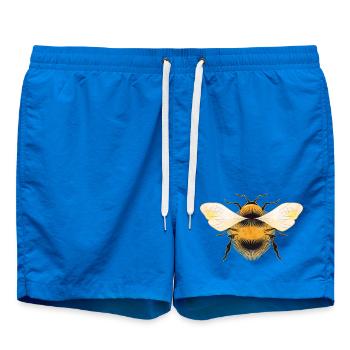 bourdon stylisé aux ailes irisées - Short de bain - cobalt blue - Devant