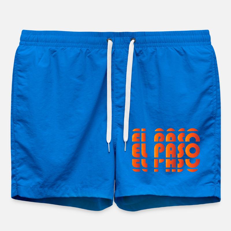 El Paso Gradient Raster - Badeshorts - Cobalt blue