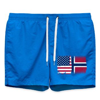 Hinweis Mashup USA Norwegen - Badeshorts - Cobalt blue - Vorne