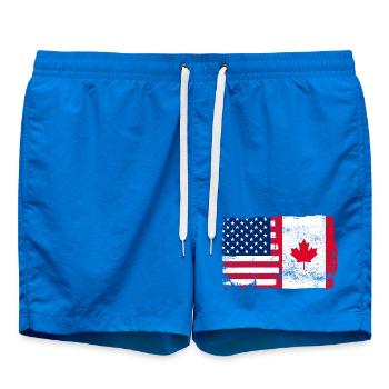 Bannière étoiles et érable - Short de bain - cobalt blue - Devant