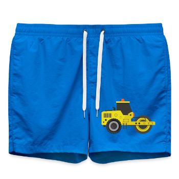 Road roller - Swim Trunks - cobalt blue - Front