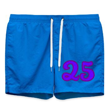 25. 25 ANS. 25e ANNIVERSAIRE. ANNIVERSAIRE 25 ANS. - Short de bain - cobalt blue - Devant