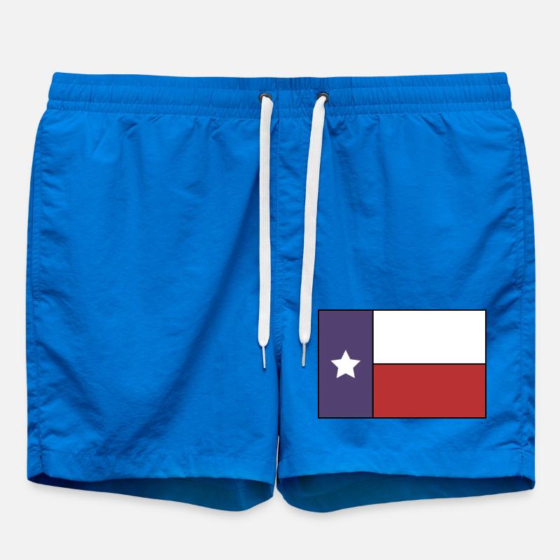 Drapeau du Texas - Short de bain - cobalt blue