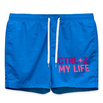Developer Fun Tasche, CTRL + Z My Life - Badeshorts - Cobalt blue - Vorne