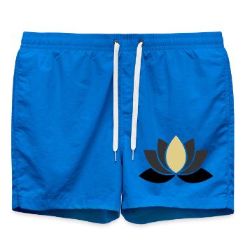  Edle Lotusblume Spa Wellness - Badeshorts - Cobalt blue - Vorne