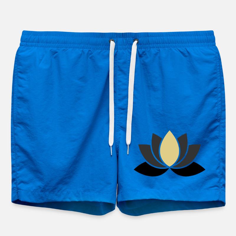 Noble Lotus Flower Spa Wellness - Short de bain - cobalt blue