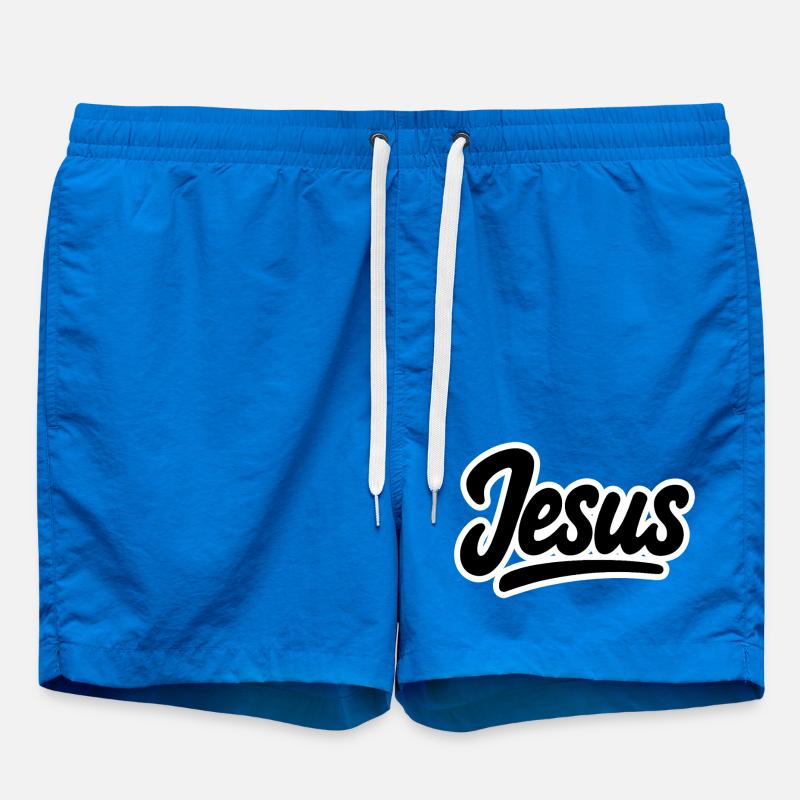 Jésus - Short de bain - cobalt blue