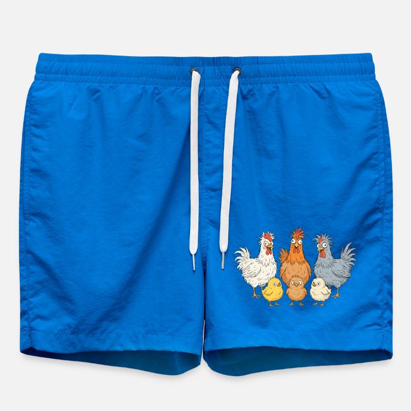 Famille Crazy Chicken - Short de bain - cobalt blue