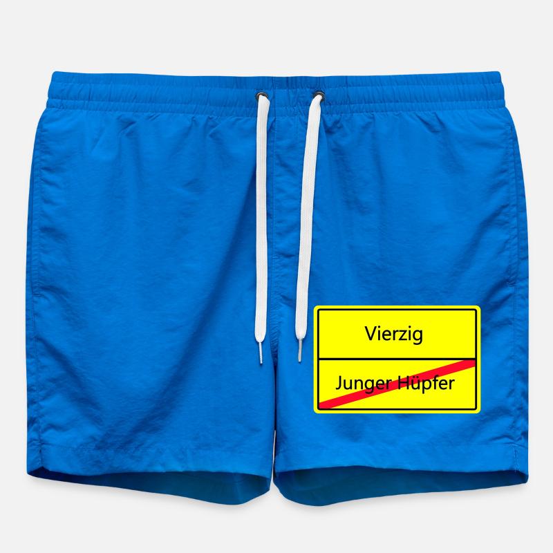 ortsschild_vierzig - Badeshorts - Cobalt blue