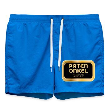 Baby Patenonkel 2027 - Badeshorts - Cobalt blue - Vorne - AI Model Male 185 light (185cm)
