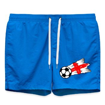 St Georg Kreuz Fußball Graffiti - Badeshorts - Cobalt blue - Vorne - AI Model Male 185 light (185cm)