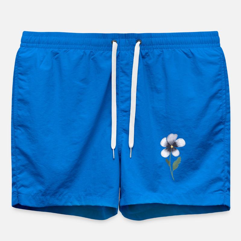Stiefmütterchen Veilchen - Badeshorts - Cobalt blue