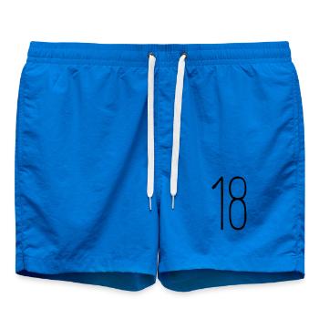 18 - Badeshorts - Cobalt blue - Vorne - AI Model Male 185 light (185cm)