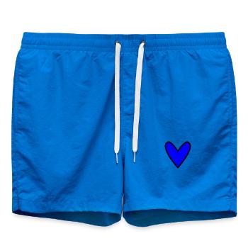 FATHER'S DAY. HAPPY FATHER'S DAY. DAD. HAPPY BIRTHDAY. - Swim Trunks - cobalt blue - Front