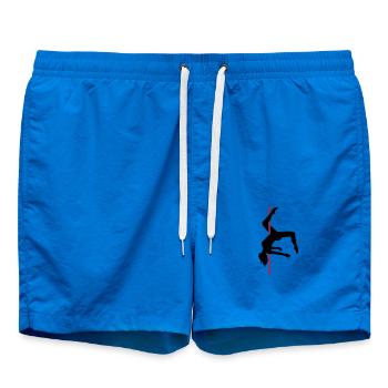 Pole Dance Scorpio - Swim Trunks - cobalt blue - Front - AI Model Male 185 light (185cm)
