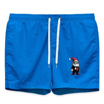 Chef Wichtel Weihnachts Gnom - Badeshorts - Cobalt blue - Vorne - AI Model Male 185 light (185cm)