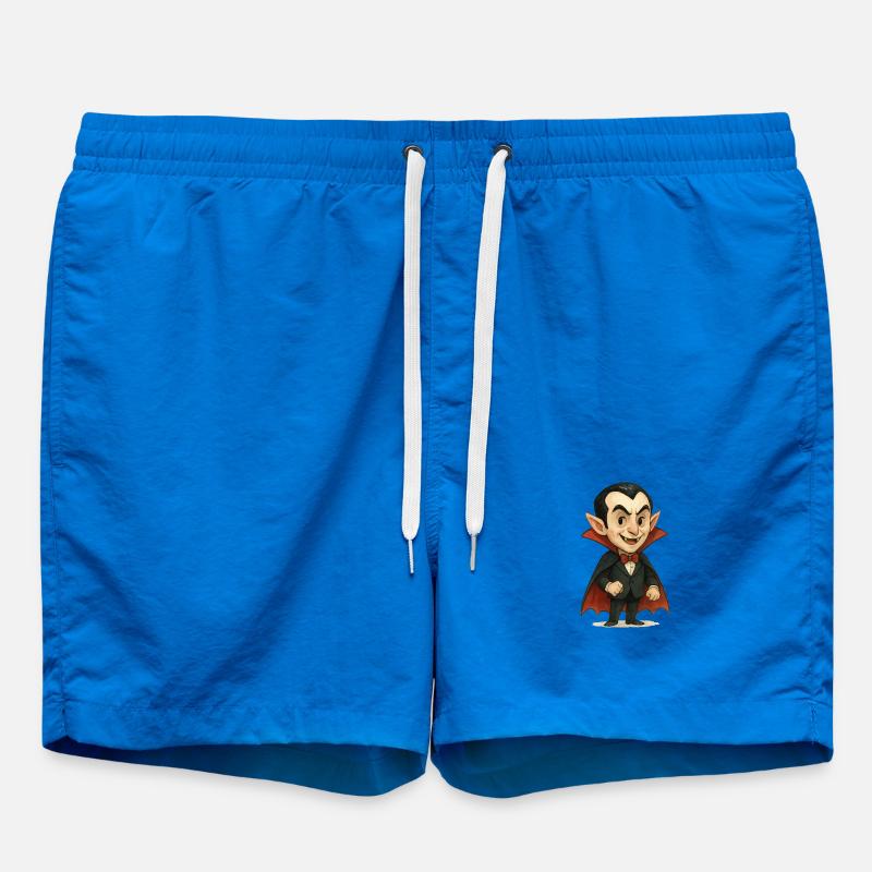 Bande dessinée de vampire - Short de bain - cobalt blue