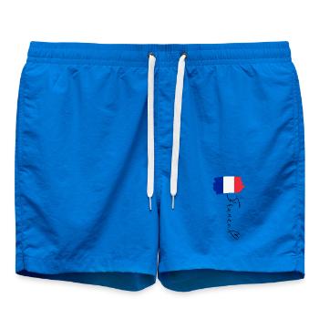 Drapeau France Fierté Régionale Identité Nationale - Short de bain - cobalt blue - Devant