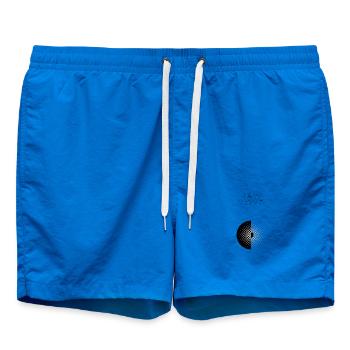 D-Halftone Kreis Muster - Badeshorts - Cobalt blue - Vorne - AI Model Male 185 light (185cm)