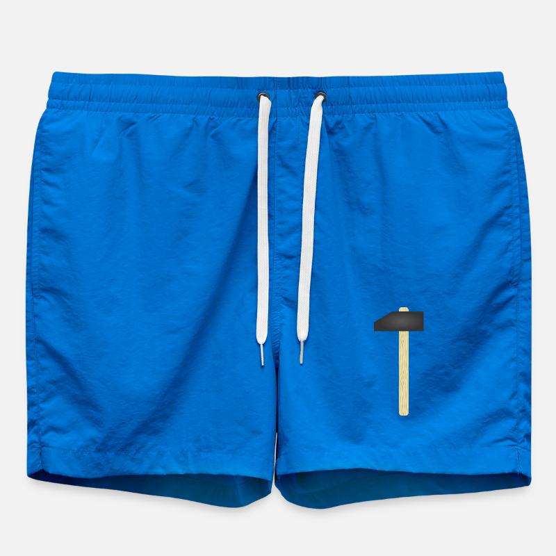 Conception de marteau en métal - Short de bain - cobalt blue