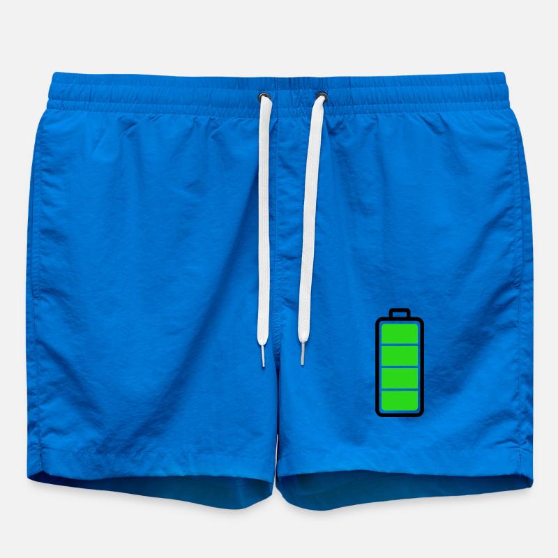 low battery - Swim Trunks - cobalt blue