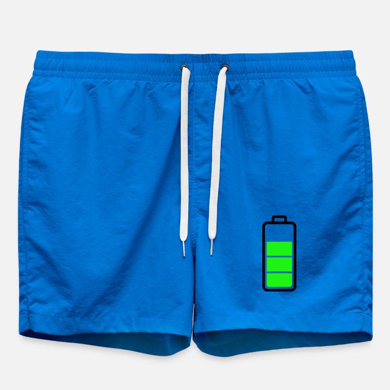 low battery - Swim Trunks - cobalt blue