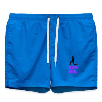 Gym Girl Kraft-Attitüde - Badeshorts - Cobalt blue - Vorne - AI Model Male 185 light (185cm)
