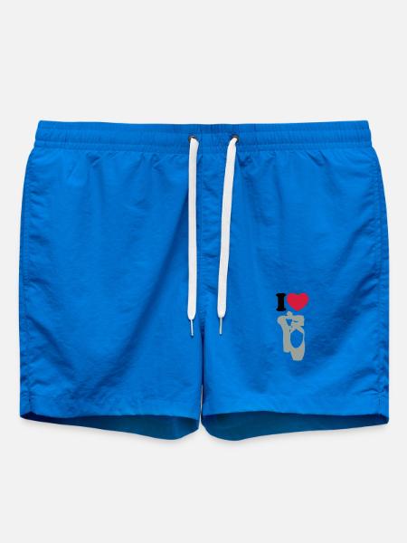 I love ballet - Swim Trunks - cobalt blue