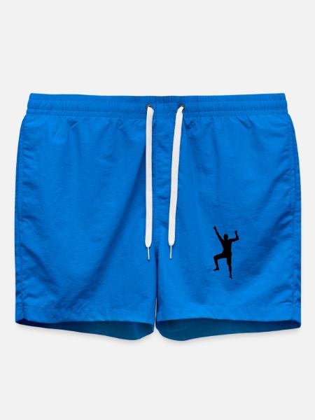 Climbing Power Man – Boulder Challenge - Badeshorts - Cobalt blue