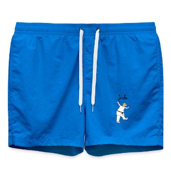 Judo - judo - Short de bain - cobalt blue - Devant - AI Model Male 185 light (185cm)