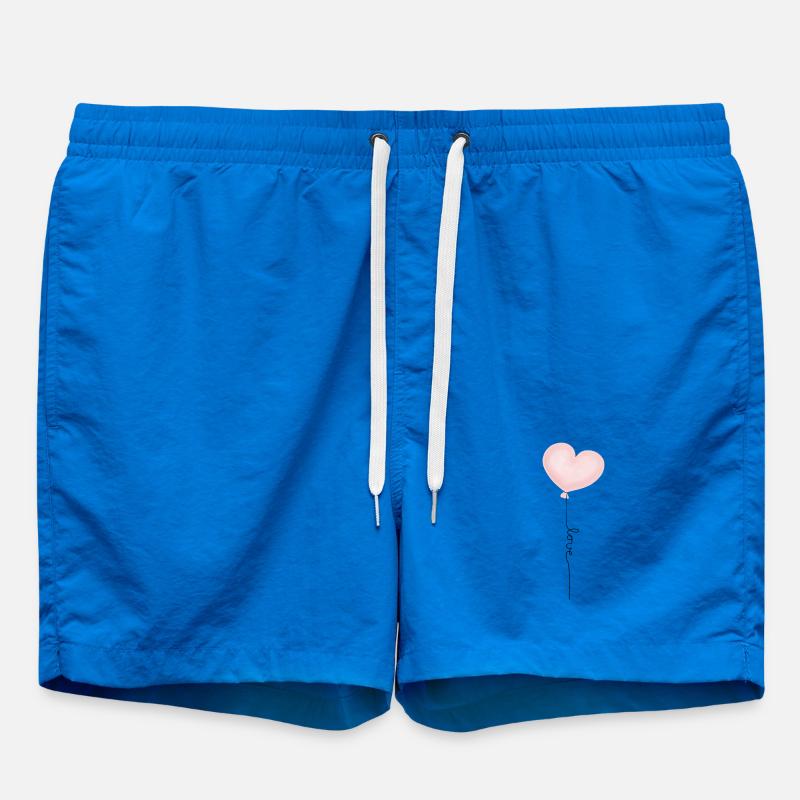 Balloon Heart Love Pastel - Short de bain - cobalt blue