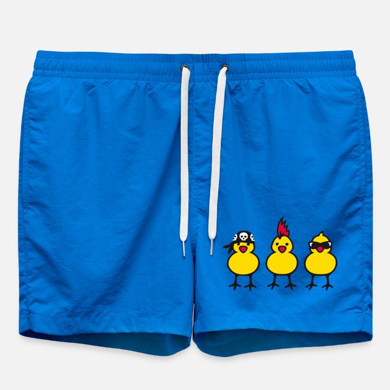 three chicks (b) - Swim Trunks - cobalt blue