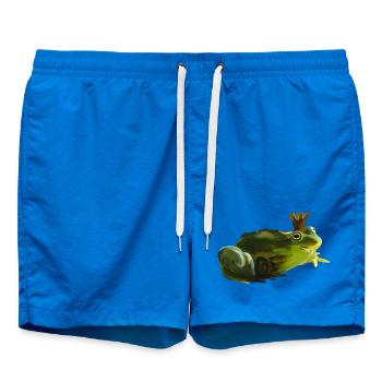 frog Prince - Swim Trunks - cobalt blue - Front