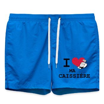 I love ma caissière - Short de bain - cobalt blue - Devant