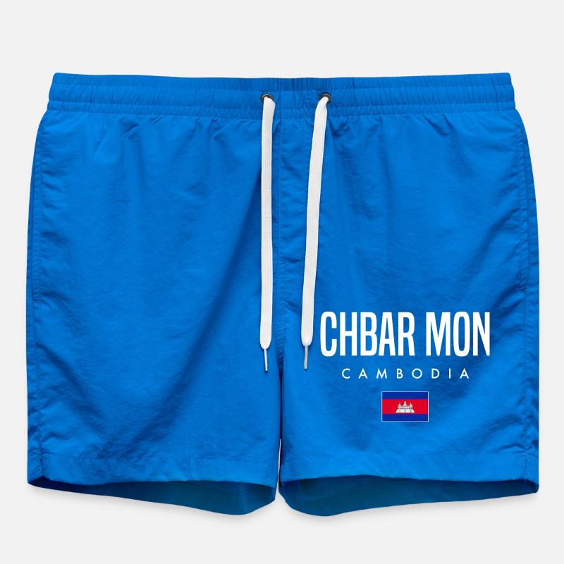 Chbar Mon Cambodia Khmer - Swim Trunks - cobalt blue