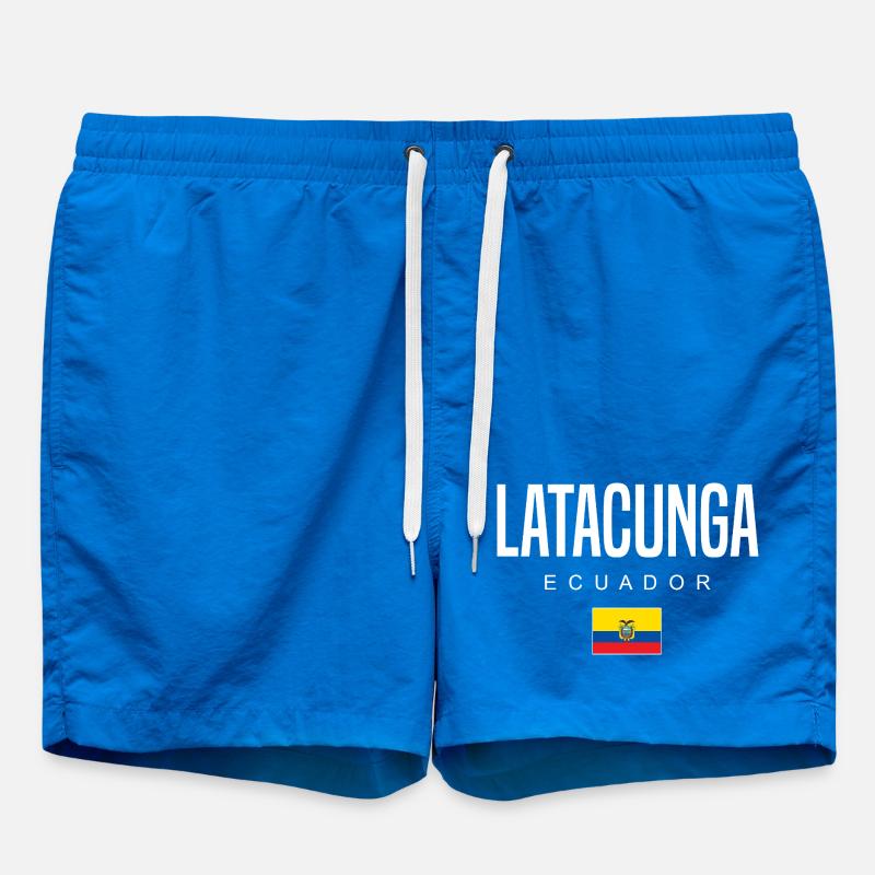 Latacunga Équateur Équatoriens - Short de bain - cobalt blue