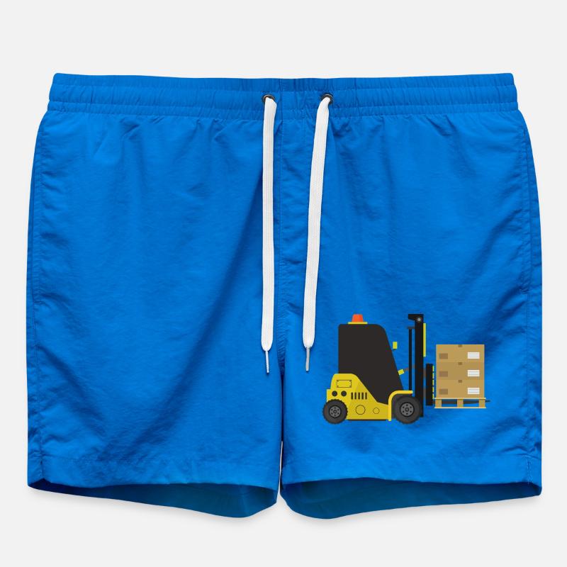 Forklift - Swim Trunks - cobalt blue
