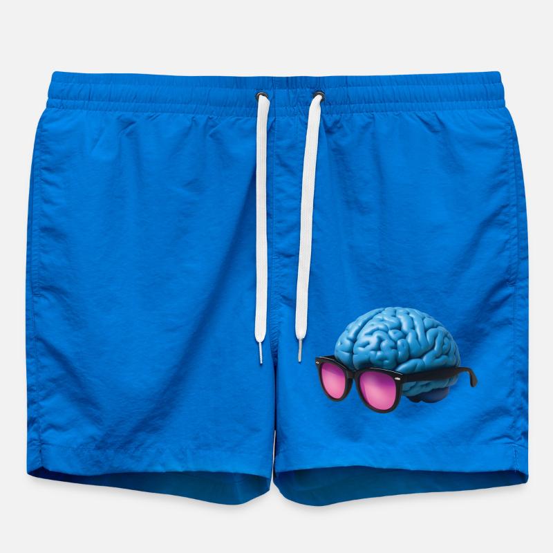 CHANGE PERSPECTIVE - freedom & rights - Swim Trunks - cobalt blue