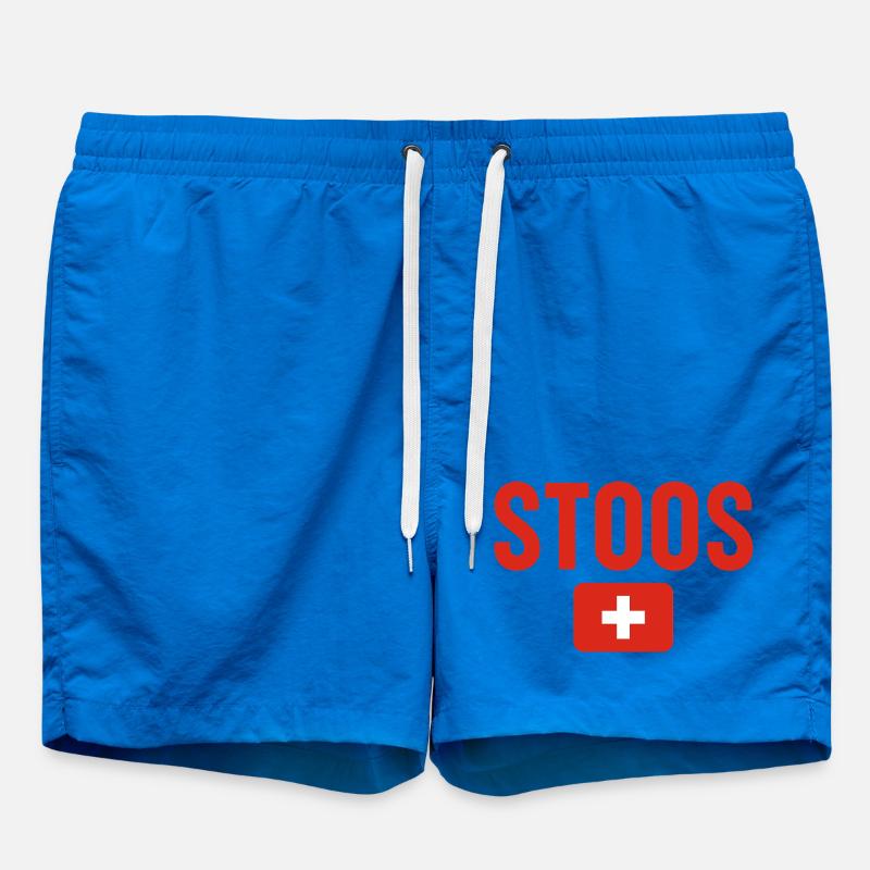 Drapeau suisse de Stoos - Short de bain - cobalt blue