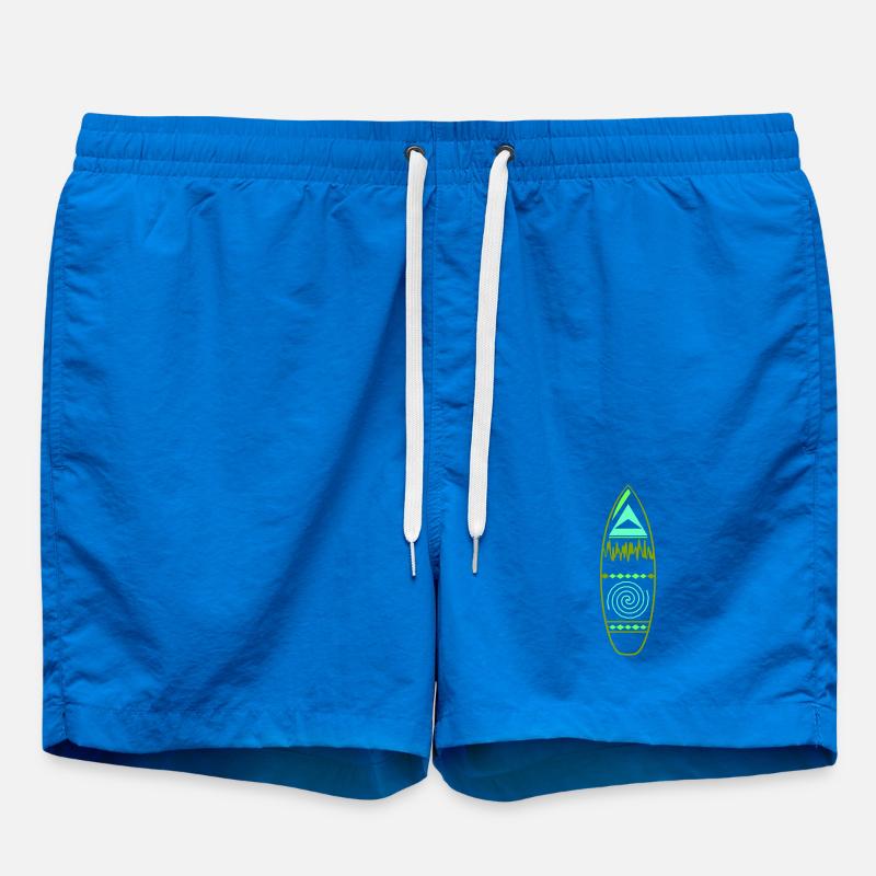 surfboard_design - Swim Trunks - cobalt blue